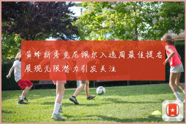 黄蜂新秀克尼佩尔入选周最佳提名展现无限潜力引发关注